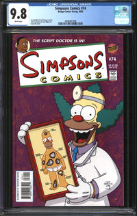 Simpsons Comics (1993) # 74 CGC 9.8 NM/MT