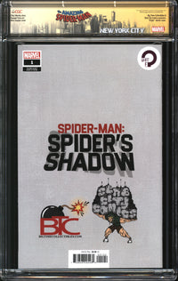 Spider-Man: Spider's Shadow (2021) #1 Mico Suayan Variant Cover C CGC Signature Series 9.8 NM/MT Signed/Sketch Mico Suayan