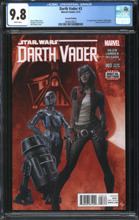 Star Wars: Darth Vader (2015) # 3 Second Printing CGC 9.8 NM/MT