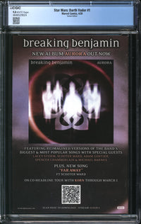 Star Wars: Darth Vader (2020) #1 Photo Variant Cover 9.8 NM/MT