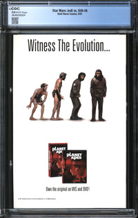 Star Wars: Jedi Vs. Sith (2001) #6 CGC 9.8 NM/MT