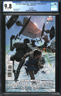 Star Wars: Rogue One - Cassian & K-2SO Special (2017) #1 Pepe Larraz Variant CGC 9.8 NM/MT