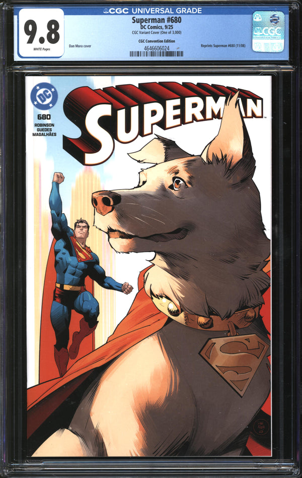 Superman (2025) #680 CGC Convention Edition CGC 9.8 NM/MT