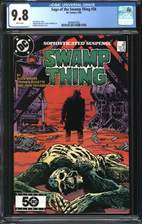 Saga Of The Swamp Thing/Swamp Thing (1982) #36 CGC 9.8 NM/MT
