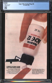 Saga Of The Swamp Thing/Swamp Thing (1982) #36 CGC 9.8 NM/MT