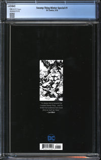 Swamp Thing Winter Special (2018) #1 CGC 9.8 NM/MT