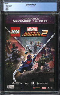 Spider-Man (2016) #234 Sanford Greene Variant CGC 9.8 NM/MT