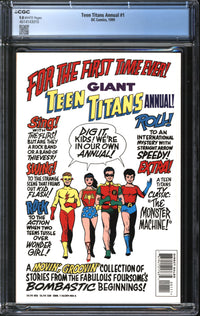 Teen Titans Annual (1999) #1 CGC 9.8 NM/MT