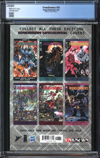 Transformers (2023) #18 Unknown Comics Edition C CGC 9.8 NM/MT