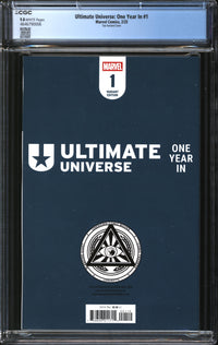 Ultimate Universe: One Year In (2025) #1 Ivan Tao Foil Variant CGC 9.8 NM/MT