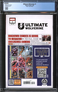Ultimate Wolverine (2025) #1 Tyler Kirkham Virgin Edition CGC 9.9 MINT