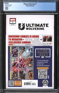 Ultimate Wolverine (2025) #1 Tyler Kirkham Virgin Edition CGC 9.8 NM/MT