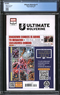Ultimate Wolverine (2025) #1 Tyler Kirkham Virgin Edition CGC 9.8 NM/MT