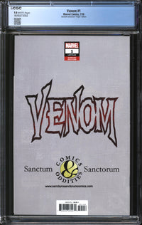 Venom (2018) # 1 Lucio Parrillo Sanctum Sanctorum Virgin Edition CGC 9.8 NM/MT