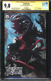 Venom (2018) #35 Stanley "Artgerm" Lau Variant CGC Signature Series 9.8 NM/MT Signed Stanley "Artgerm" Lau