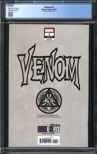Venom (2021) #1 Marco Mastrazzo Sketch Cover Fan Expo Denver Exclusive CGC 9.8 NM/MT