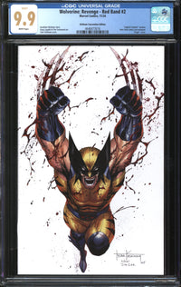 Wolverine: Revenge - Red Band (2024) #2 Tyler Kirkham NYCC Convention Edition CGC 9.9 MINT