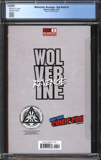 Wolverine: Revenge - Red Band (2024) #2 Tyler Kirkham NYCC Convention Edition CGC 9.9 MINT