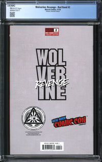 Wolverine: Revenge - Red Band (2024) #2 Tyler Kirkham NYCC Convention Edition CGC 9.8 NM/MT