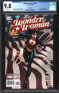 Wonder Woman (1942) #600 Second Printing CGC 9.8 NM/MT