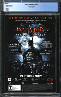 Wonder Woman (1942) #600 Second Printing CGC 9.6 NM+