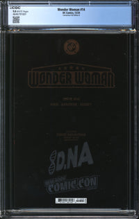 Wonder Woman (2023) #14 NYCC 2024 Convention Foil Edition CGC 9.8 NM/MT