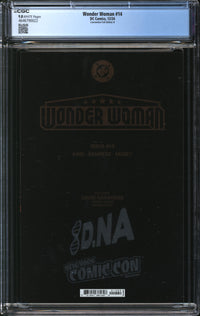 Wonder Woman (2023) #14 NYCC 2024 Convention Foil Edition CGC 9.8 NM/MT