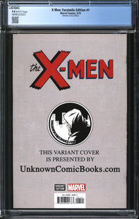 X-Men: Facsimile Edition (2019) #1 Unknown Comics Edition CGC 9.8 NM/MT