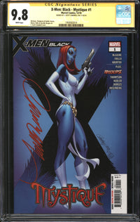 X-Men: Black - Mystique (2018) #1 CGC Signature Series 9.8 NM/MT Signed J. Scott Campbell
