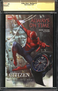 X-Men: Black - Mystique (2018) #1 CGC Signature Series 9.8 NM/MT Signed J. Scott Campbell