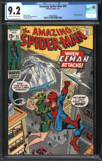 Amazing Spider-Man (1963) # 92 CGC 9.2 NM-