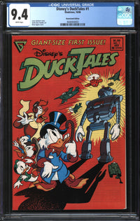 Disney's DuckTales (1988) #1 Newsstand Edition CGC 9.4 NM