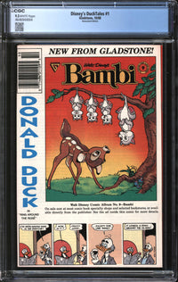 Disney's DuckTales (1988) #1 Newsstand Edition CGC 9.2 NM-