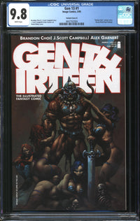 Gen 13 (1995) #1 Variant Cover D CGC 9.8 NM/MT