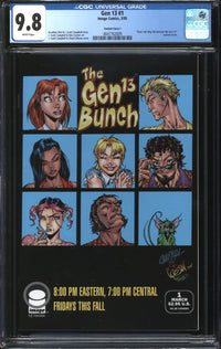 Gen 13 (1995) #1 Variant Cover I CGC 9.8 NM/MT