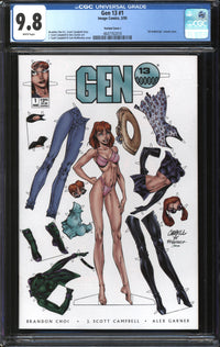 Gen 13 (1995) #1 Variant Cover J CGC 9.8 NM/MT