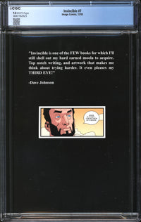 Invincible (2003) #  7 CGC 9.8 NM/MT