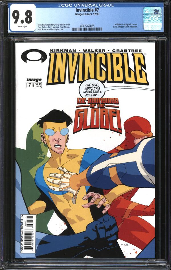 Invincible (2003) #  7 CGC 9.8 NM/MT