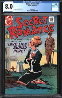 Secret Romance (1968) #1 CGC 8.0 VF
