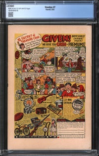 Voodoo (1952) #7 CGC 5.0 VG/FN