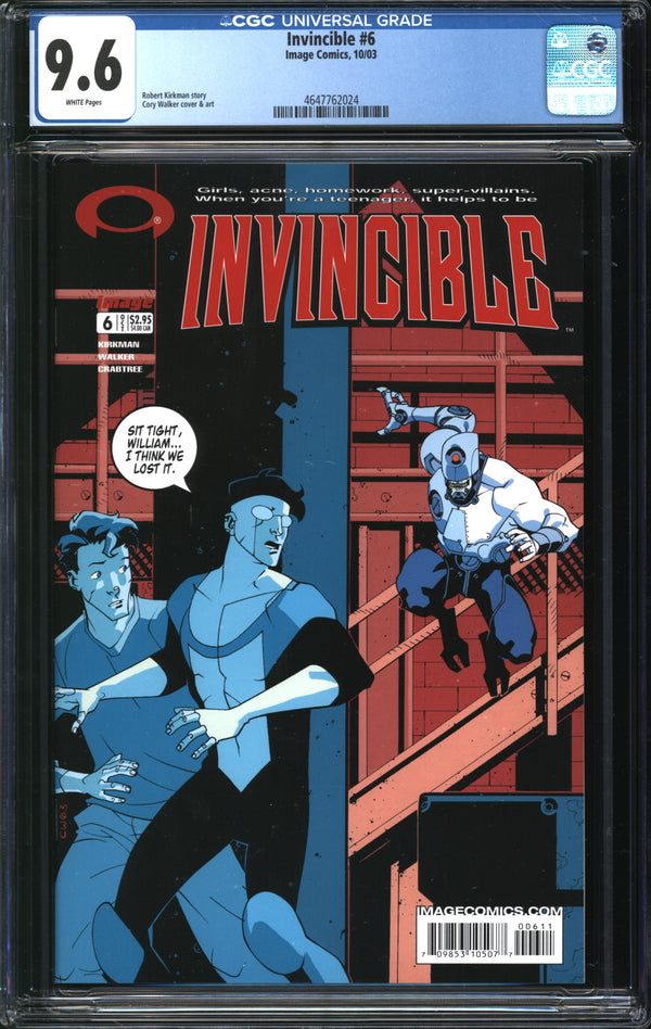 Invincible (2003) #  6 CGC 9.6 NM+