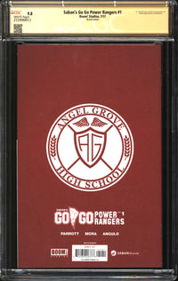 Saban's Go Go Power Rangers (2017) # 1 Sketch Edition CGC Signature Series 9.8 NM/MT Signed/Sketch Marcelo Biott & Signed Ryan Parrott