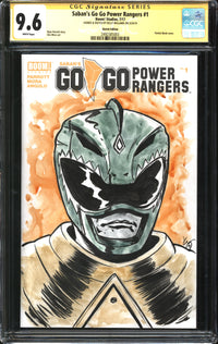 Saban's Go Go Power Rangers (2017) # 1 Sketch Edition CGC Signature Series 9.6 NM+ Signed/Sketch Kelly Williams