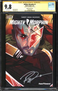 Mighty Morphin (2020) #1 Goni Montes Variant CGC Signature Series 9.8 NM/MT Signed Ryan Parrott