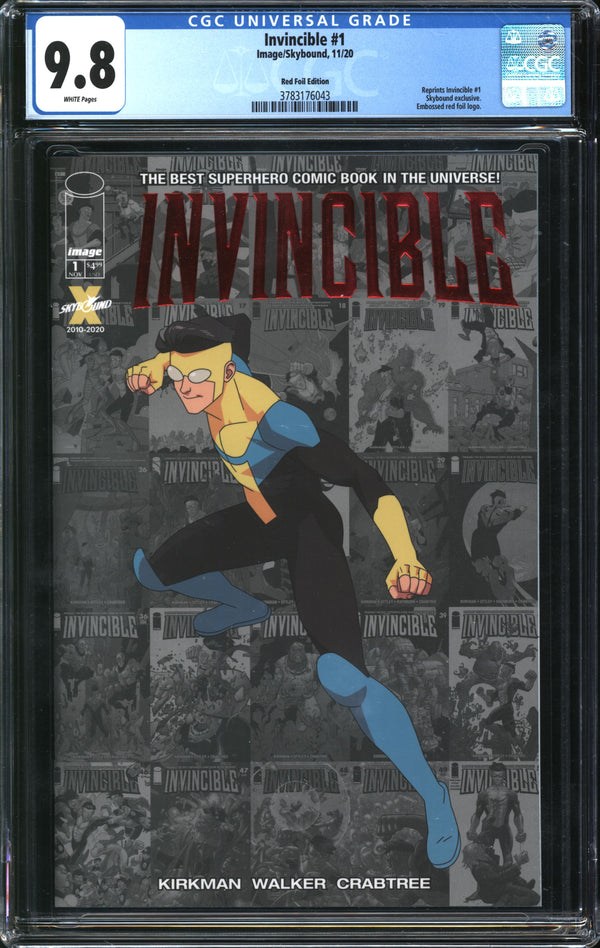 Invincible (2020) #1 Red Foil Edition CGC 9.8 NM/MT
