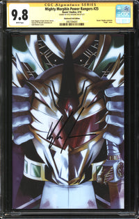 Mighty Morphin Power Rangers (2016) #25 Shattered Grid Edition CGC Signature Series 9.8 NM/MT Signed Kyle Higgins