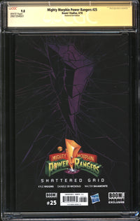 Mighty Morphin Power Rangers (2016) #25 Shattered Grid Edition CGC Signature Series 9.8 NM/MT Signed Kyle Higgins