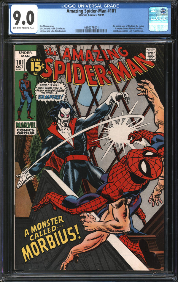 Amazing Spider-Man (1963) #101 CGC 9.0 VF/NM