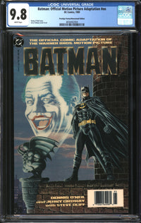 Batman: Official Motion Picture Adaptation (1989) #1 Prestige Format/Newsstand Edition CGC 9.8 NM/MT