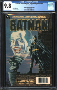 Batman: Official Motion Picture Adaptation (1989) #1 Prestige Format/Newsstand Edition CGC 9.8 NM/MT